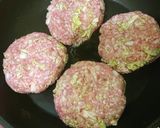 白菜でやわらかハンバーグナスソースなだれ作り方3写真