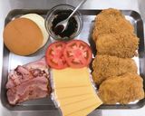 おうちで簡単手作り！メガ盛りバーガー♪作り方4写真