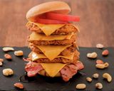 おうちで簡単手作り！メガ盛りバーガー♪作り方5写真
