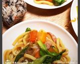 チンゲン菜のオイスター醤油焼きうどん♪作り方11写真