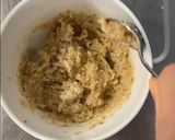 ☆レンジで☆栗と黒豆のオートミールピザ☆作り方1写真