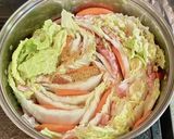 白菜と鶏もも肉のあっさりミルフィーユ作り方3写真