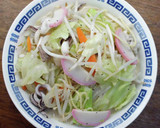 中華蒸し麺でつくる北九州ちゃんぽん作り方9写真