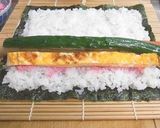 彩りの良い、素朴な太巻き寿司　恵方巻き作り方7写真