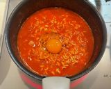 絶品！辛ラーメンで作る トマトラーメン作り方8写真