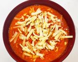 絶品！辛ラーメンで作る トマトラーメン作り方9写真