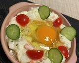 簡単!落とし卵のポテトグラタン作り方3写真