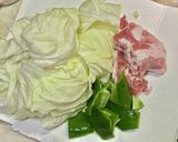 ぱりぱりチキンラーメン入り回鍋肉？作り方1写真