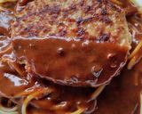 ハンバーグカレーパスタ♪作り方2写真