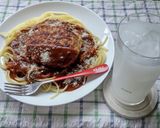 ハンバーグカレーパスタ♪作り方4写真