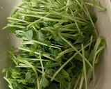 豆苗の塩昆布和え作り方1写真