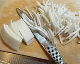 大根の皮のピリ辛きんぴら炒め作り方1写真