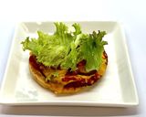 チーズバーガーにトマトとレタスをプラス作り方4写真