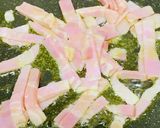 カブとベーコンのパスタ〔ペペロンチーノ〕作り方1写真