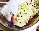 白滝入り野菜副菜作り方1写真