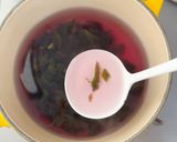 金時草のトロトロお吸い物作り方12写真
