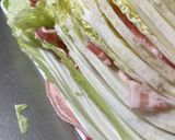 豚の旨み☆白菜と豚しゃぶ肉ミルフィーユ鍋作り方1写真