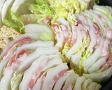 豚の旨み☆白菜と豚しゃぶ肉ミルフィーユ鍋作り方2写真