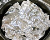 ずいきと絹揚げの肉詰めの中華風煮物作り方5写真