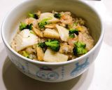 残ったラーメンスープでシーフードドリア◎作り方3写真