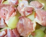 市販ルーで作る●鶏肉のハヤシ鍋作り方1写真