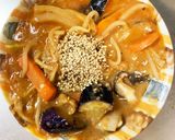 レンジもやし入きな粉デミソース味甘酢酢豚作り方17写真