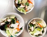 レンジ肉無きな粉焼きそば味白菜回鍋肉風作り方10写真