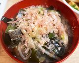 今日のみそ汁。 鱈と愉快な家族味噌汁作り方6写真