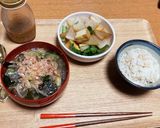 今日のみそ汁。 鱈と愉快な家族味噌汁作り方7写真