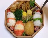 サンタ・トナカイ・雪だるまいなりキャラ弁作り方5写真
