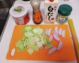 フライパンのみ☆皿うどん風パスタ作り方1写真