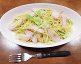 フライパンのみ☆皿うどん風パスタ作り方5写真