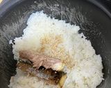 簡単！焼き鯖混ぜご飯☆甘味噌豚肉焼き弁当作り方1写真