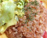 鶏塩そぼろ☆スピードレシピ☆オムライス♫作り方4写真