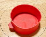 枇杷ゼリーとマンゴーチーズムースケーキ作り方2写真