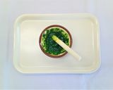 【離乳食初期】チンゲン菜のペースト作り方3写真