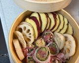秋野菜＆豚バラ野菜巻きのせいろ蒸し作り方4写真