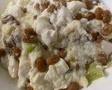豆腐と納豆とネギを混ぜ混ぜ作り方2写真