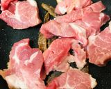 茹で置きショートパスタ●ポーク＆アンチョビソース作り方1写真