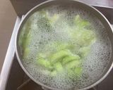 ヘチマの酢味噌かけ作り方3写真