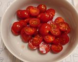 水切り豆腐とトマトの和風カプレーゼ作り方1写真