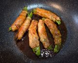 刀豆の肉巻き作り方9写真