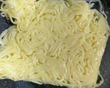 簡単お好み焼き　焼きそば入り作り方6写真