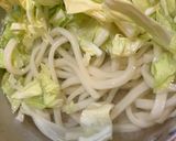春キャベツの焼きうどん🥬作り方2写真