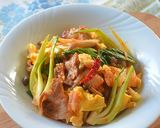 青梗菜と豚バラのキムチ炒め♪作り方6写真