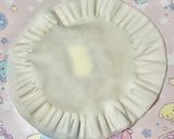 【材料3つ・餃子の皮でアップルパイ風】作り方2写真