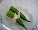 簡単！お弁当☆オクラの明太マヨ和え作り方3写真