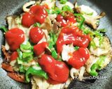 ナスと舞茸のヘルシーピザ🍕背徳圧縮生地②作り方7写真