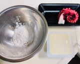 ヘルシー豆腐でお好み焼き（たこ焼き風）作り方1写真