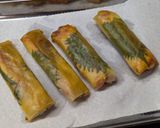 おうち居酒屋飯♡茄子とチーズの春巻き作り方5写真